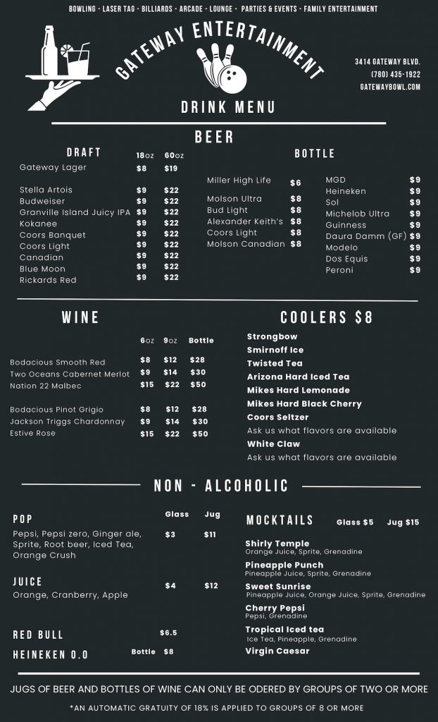 Drink Menu 01 - 2025